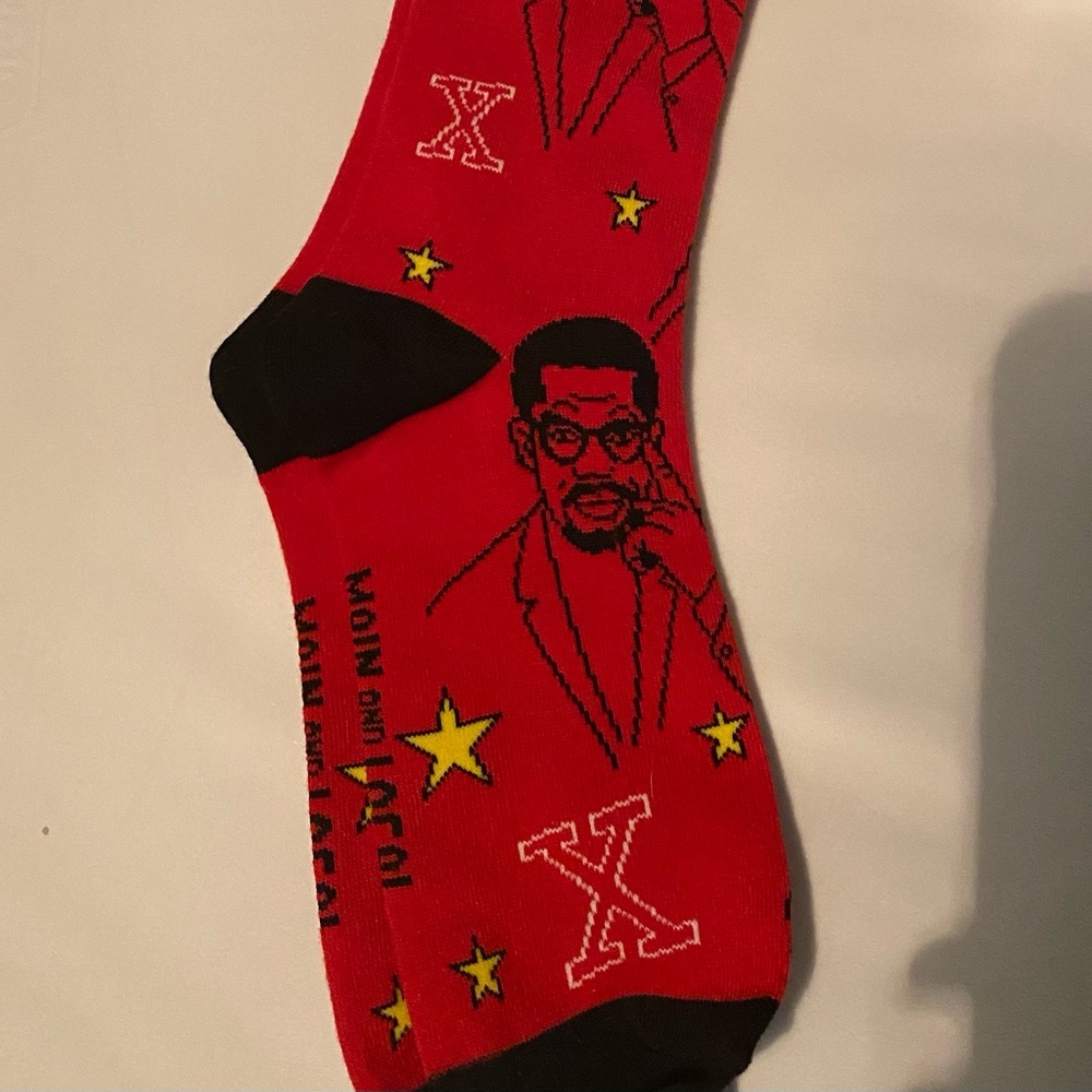 EQUAL Stand For Something Malcolm X Socks - Picture 4 of 4